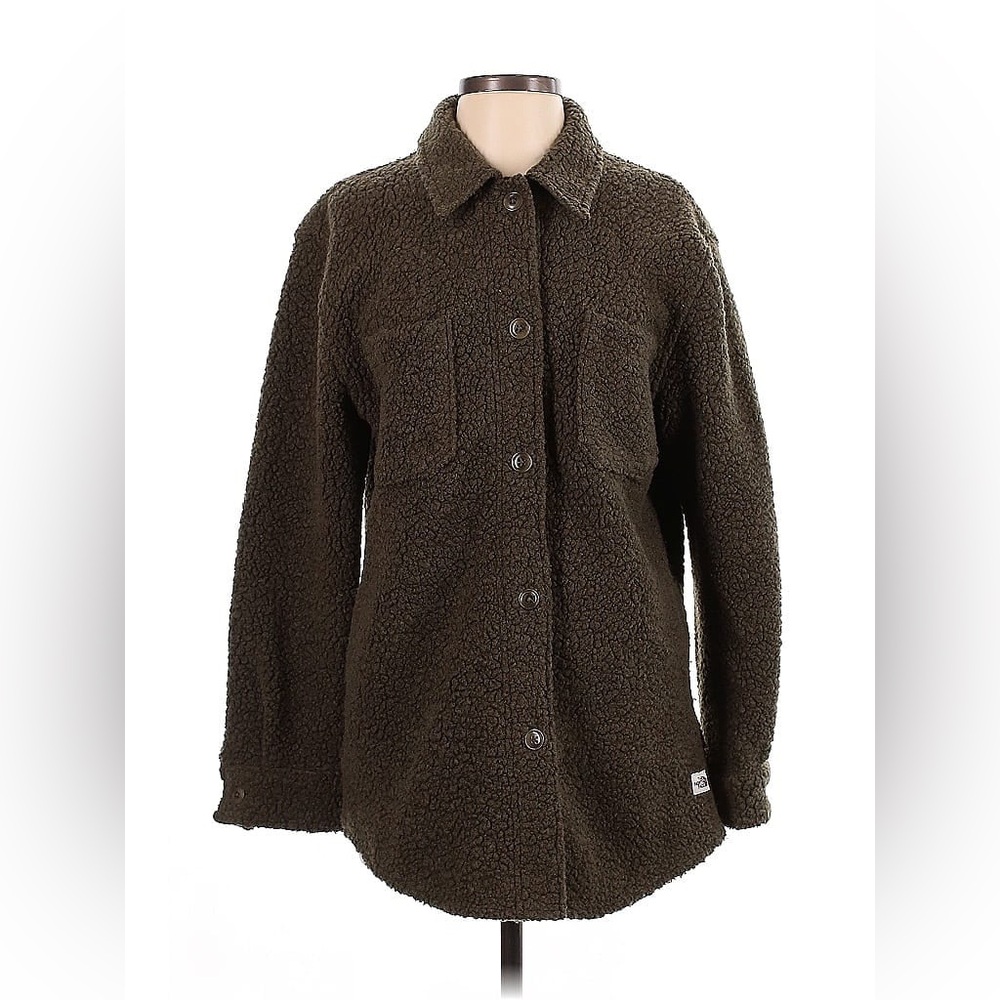 The North Face Olive Teddy Jacket